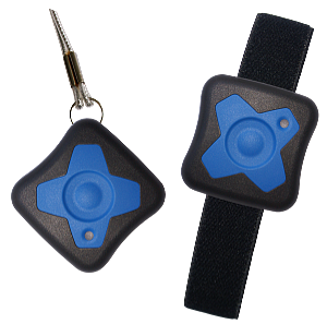 Mobile call trigger for emergency alarm with blue keys (Type: R/5002)