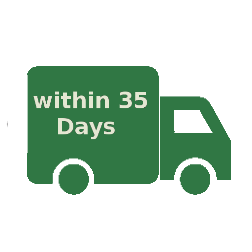 Default delivery within 35 days per 5Kg without bulky freight
